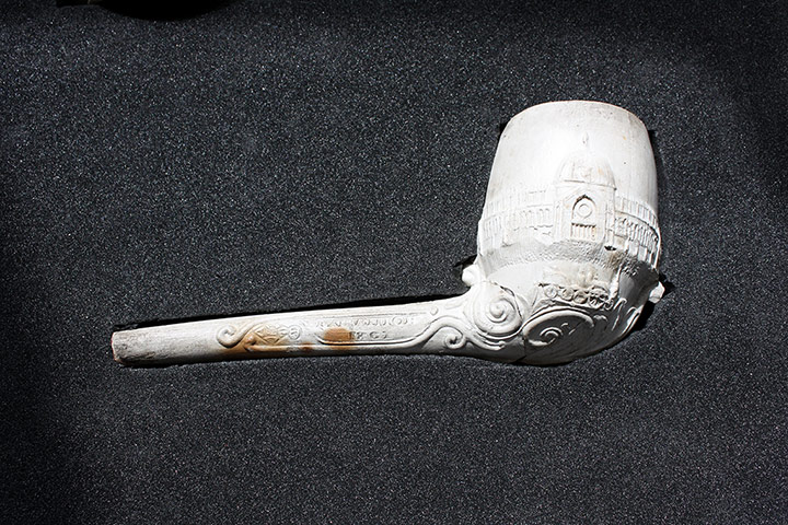 Greenwich find: The clay pipe is an exquisite piece of craftsmanship