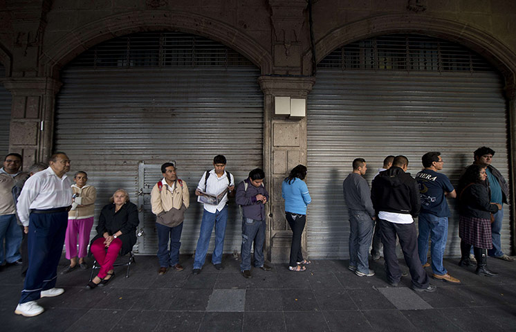 Mexico election: Mexico City: Mexicans queue early in the morning to cast their votes