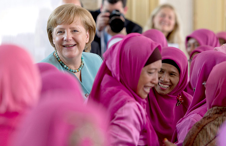 Picture desk live: German Chancellor Angela Merkel visits Indonesia to strengthen trade ties