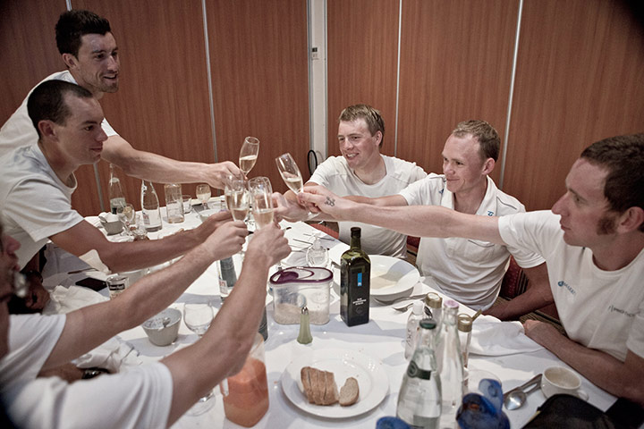 Wiggins: Team Sky riders