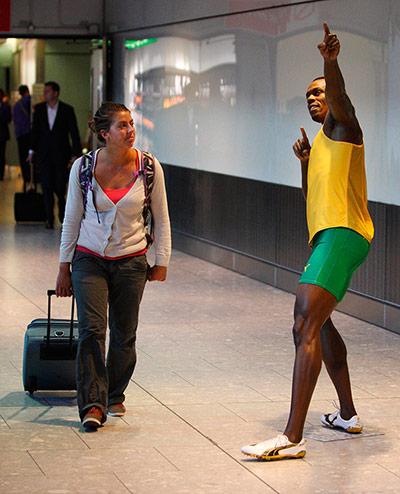 Picture Desk Live: Usain Bolt wax figure unveiled