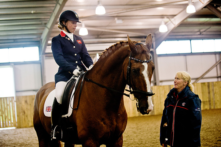 Critics and Olympiads: Sophie Wells with trainer Angela Weiss