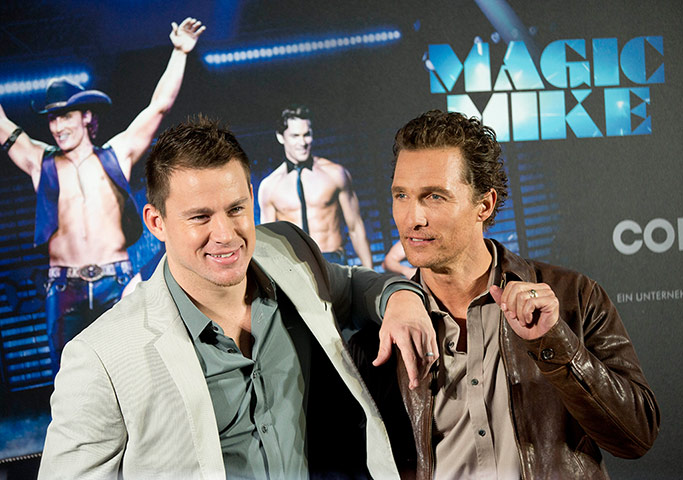 Week in film: Channing Tatum and Matthew McConaughey at a photo call for Magic Mike