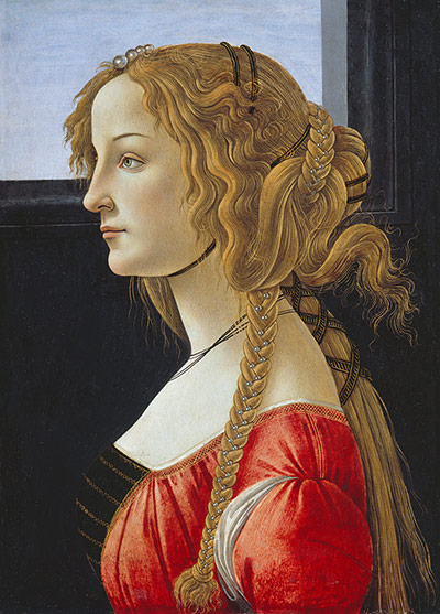 German gallery: Profile Portrait of a Young Lady