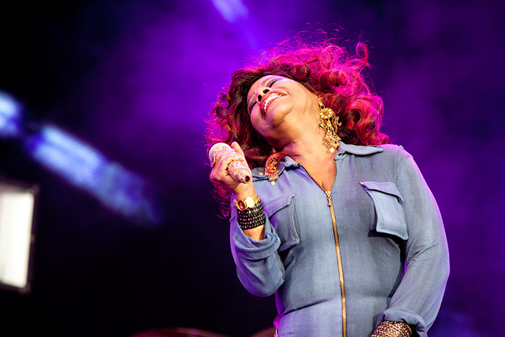 Readers festival pictures: Chaka Khan at Lovebox on 17 June by virgorama