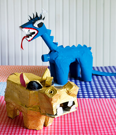 Brita craft: Animals made from old egg cartons