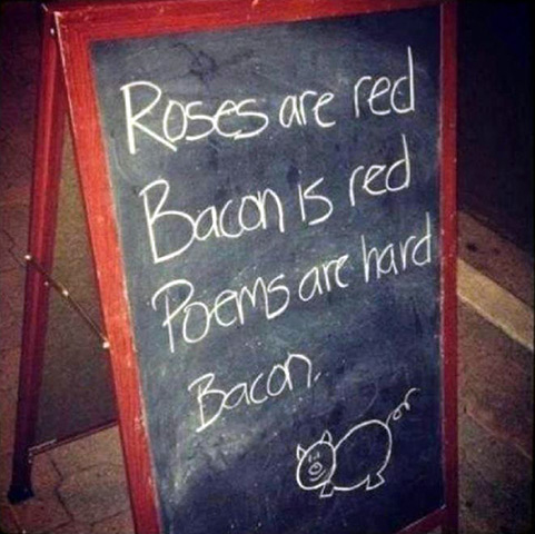 bacon: Hawksmoor bacon poem