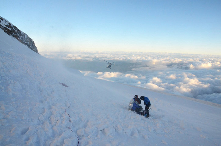 Picture Desk Live: 20 minutes after the avalanche on Mont Maudit