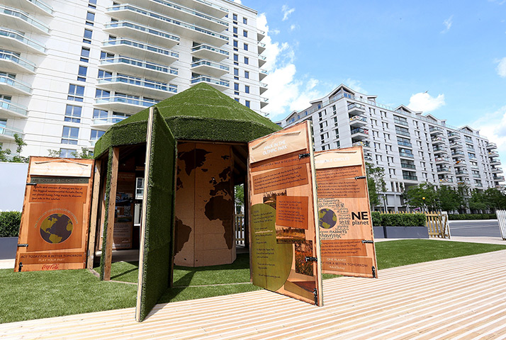 Olympic Village: General view of the Olympic Village