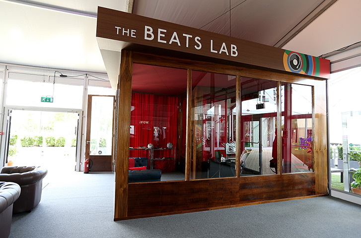 Olympic Village: Music booth