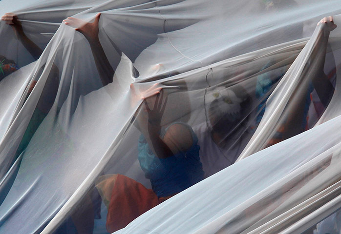 24 Hours: Daners perform during Ocean Park's new Polar Adventure opening in Hong Kong