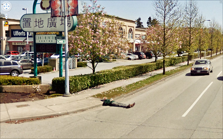 Google: Rua Pereira da Costa, Rio de Janeiro, Brasil 2010 