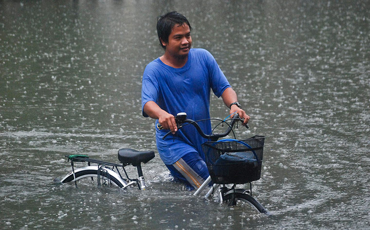 A Longer View - Flooding: Heavy Floods Innundate Parts Of Metro Manila