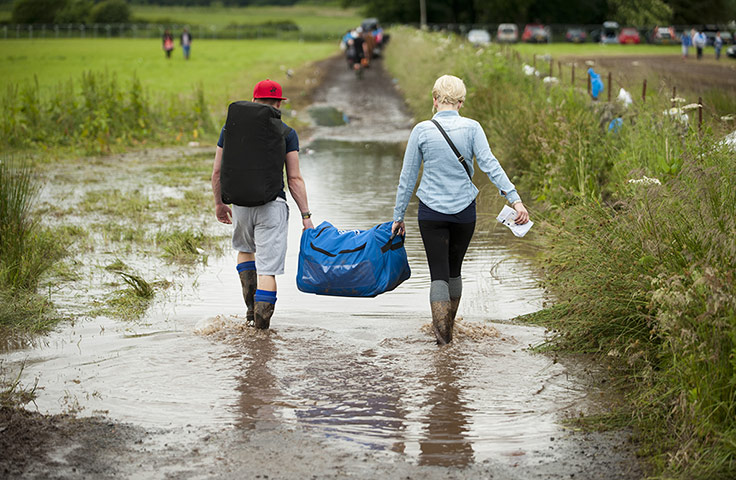 A Longer View - Flooding: T In The Park 2012 - Day 3