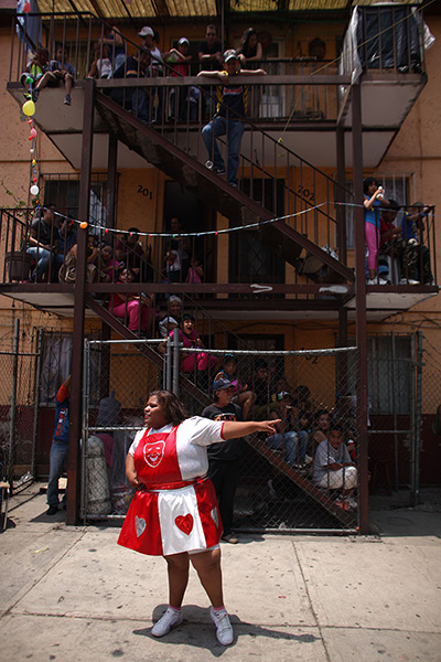 Lucha Libre, Mexico: Lucha Libre wrestler Big Mama performs