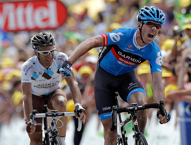sport: Garmin-Sharp rider Millar of Britain