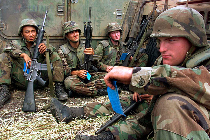US Army Camouflage: Yugoslavia Marines