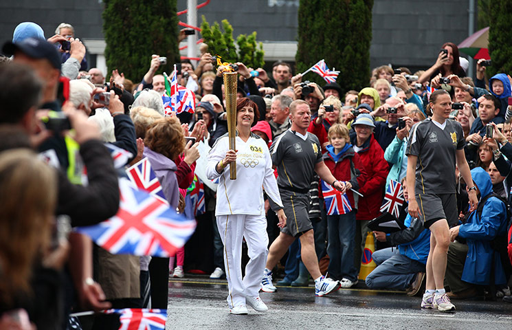 Olympic Torch Relay: Day 57 - The Olympic Torch Continues Its Journey Around The UK