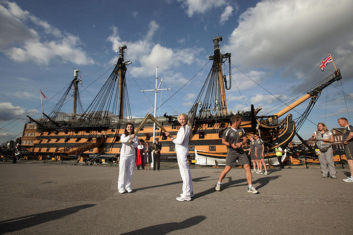 Olympic torch day 58: Olympic torch day 58