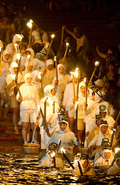 Picture desk live: The annual Shirahama Ama Women Divers Festival, in Shirahama city, Japan