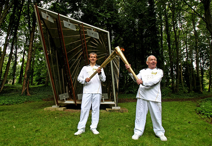 Olympic torch day 59: Olympic torch day 59 - in pictures