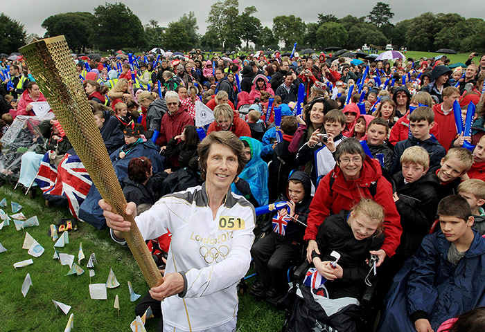Olympic torch day 59: Olympic torch day 59 - in pictures