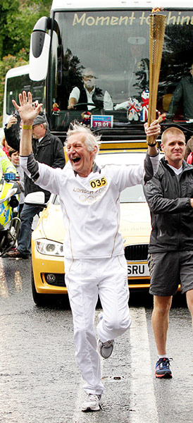 Olympic torch day 59: Olympic torch day 59 - in pictures