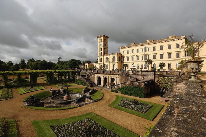 Osborne Bay: Queen Victoria bought Osborne House on the Isle of Wight in 1845