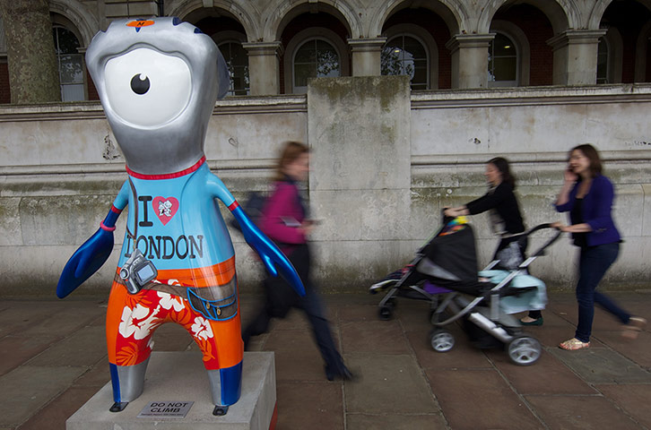 Olympic mascot statues: Olympic mascot statues