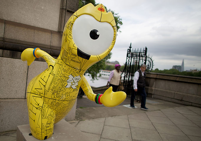 Olympic mascot statues: Olympic mascot statues