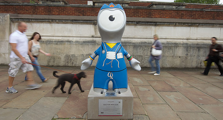 Olympic mascot statues: Olympic mascot statues