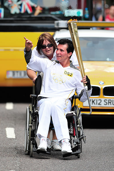 Olympic torch day 60: Olympic torch day 60