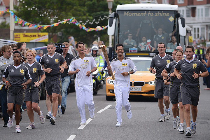 Olympic torch day 60: Olympic torch day 60