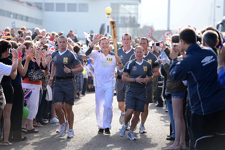 Olympic torch day 60: Olympic torch day 60