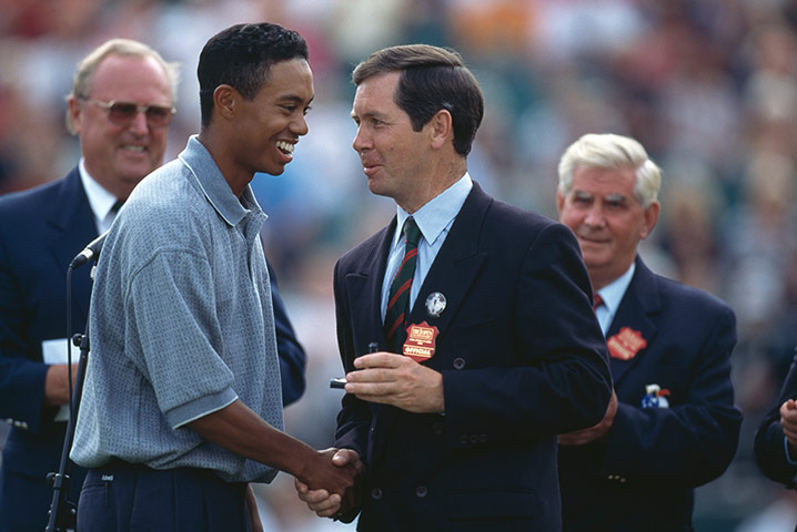 Tiger Woods 1996: Tiger Woods at the 1996 British Open