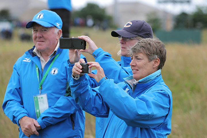 Lee Westwood: Stewards take pictures of Lee Westwood