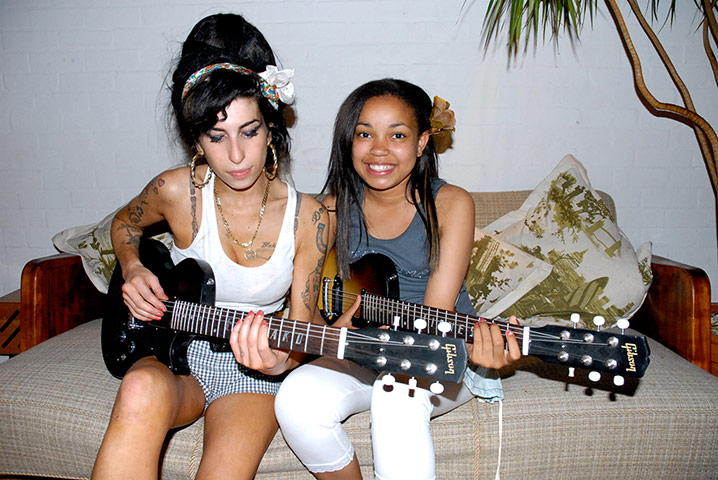 Amy Winehouse: Amy and her protege Dionne Bromfield 