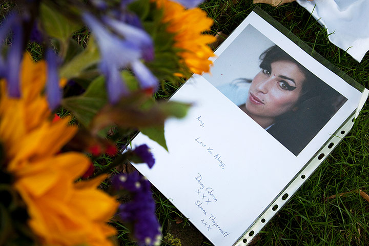 Amy Winehouse: A message for Amy left outside her house after her death