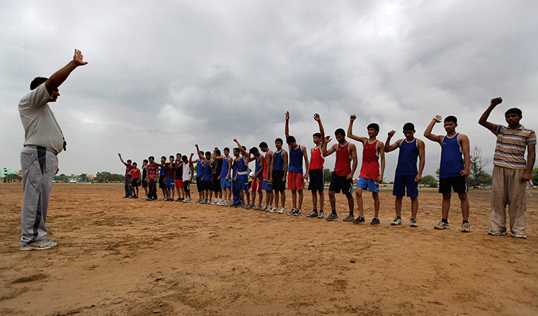 Boxing in India: Indian amateur boxers from Bhiwani Boxing Club 