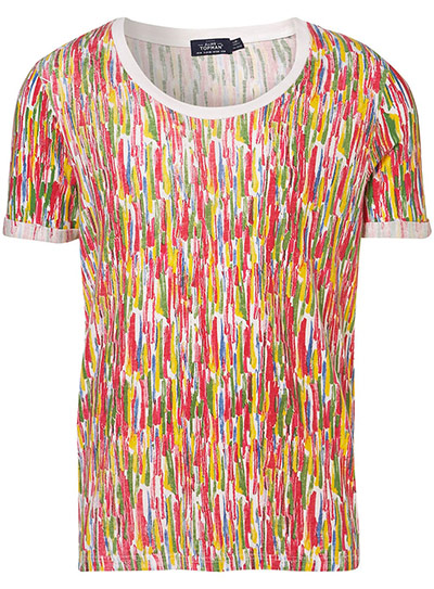 Online Trends: Colour painted t-shirt