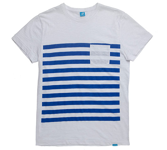 Online Trends: blue striped t-shirt