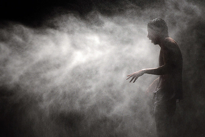 Avignon theatre festival: Romeu Runa rehearses The Old King at the Cloitre des Celestins