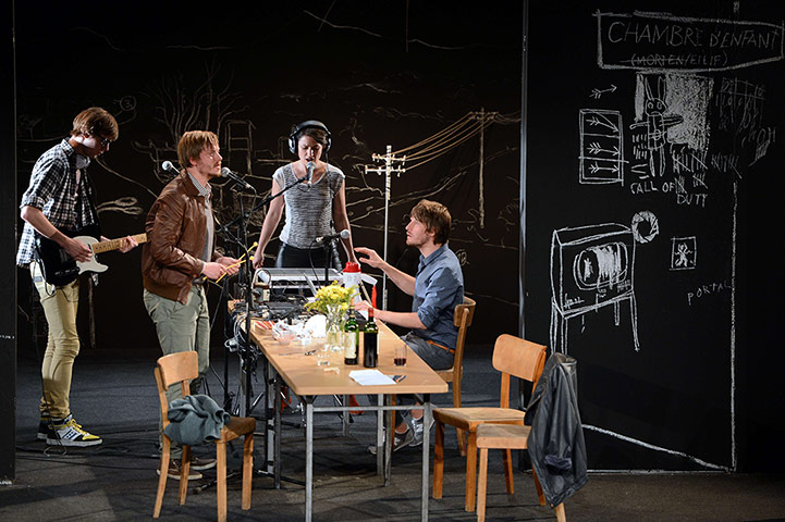 Avignon theatre festival: A rehearsal of the play An Enemy of the People