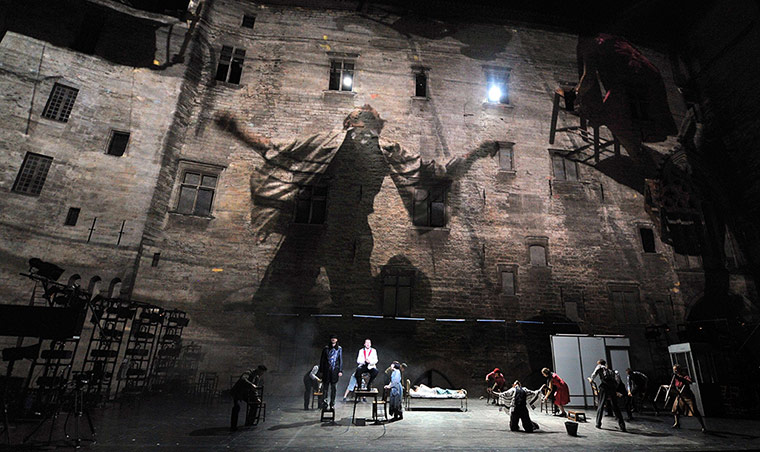 Avignon theatre festival: Actors rehearse The Master and Margarita