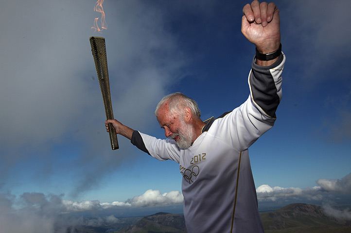 The torch relay: 29 May, Snowdon: Sir Chris Bonington