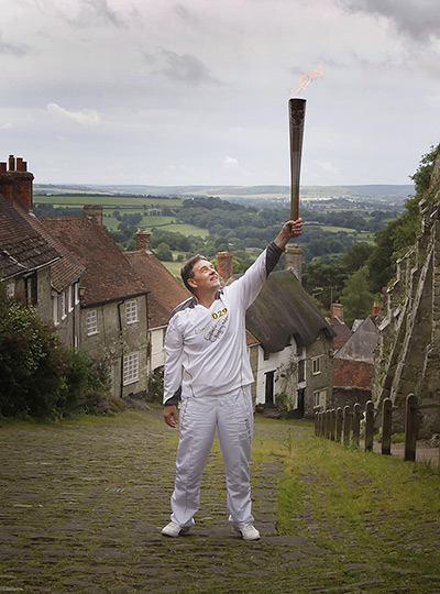 Torch relay: 12 July Shaftesbury: Cycling coach and safety adviser Alan Surtees