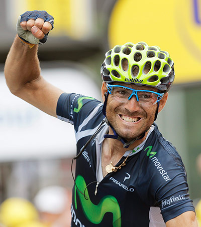 tour stage 17: Valverde wins stage 17