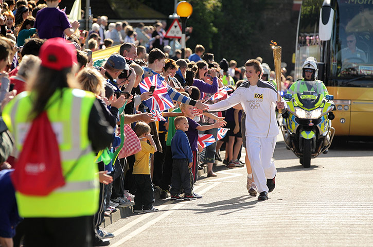 Olympic torch day 62: Olympic torch day 62