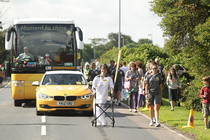 Olympic torch day 62: Olympic torch day 62