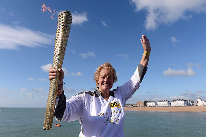 Olympic torch day 62: Olympic torch day 62
